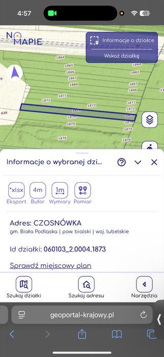 Las w Czosnówce nr działek : 1819,1873 o łącznej powierzchni 0,52 ha - Widok 2