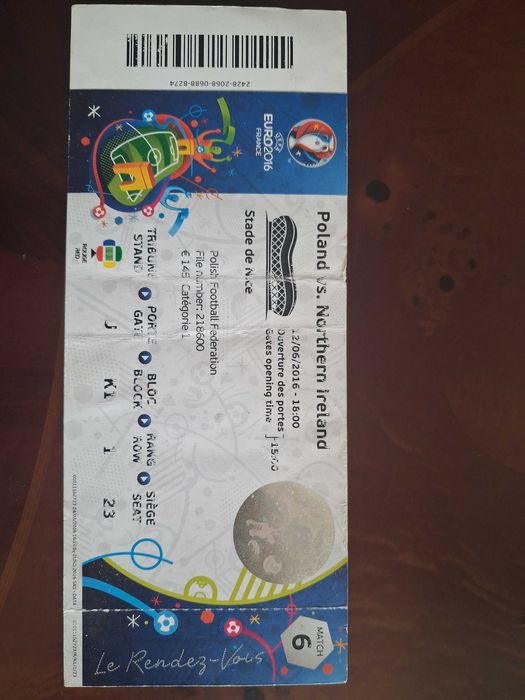 Bilety UEFA na ME we Francji 2016