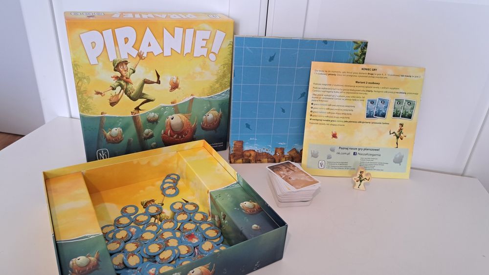 Gra Piranie. Wydawnictwo NK. Jak nowa