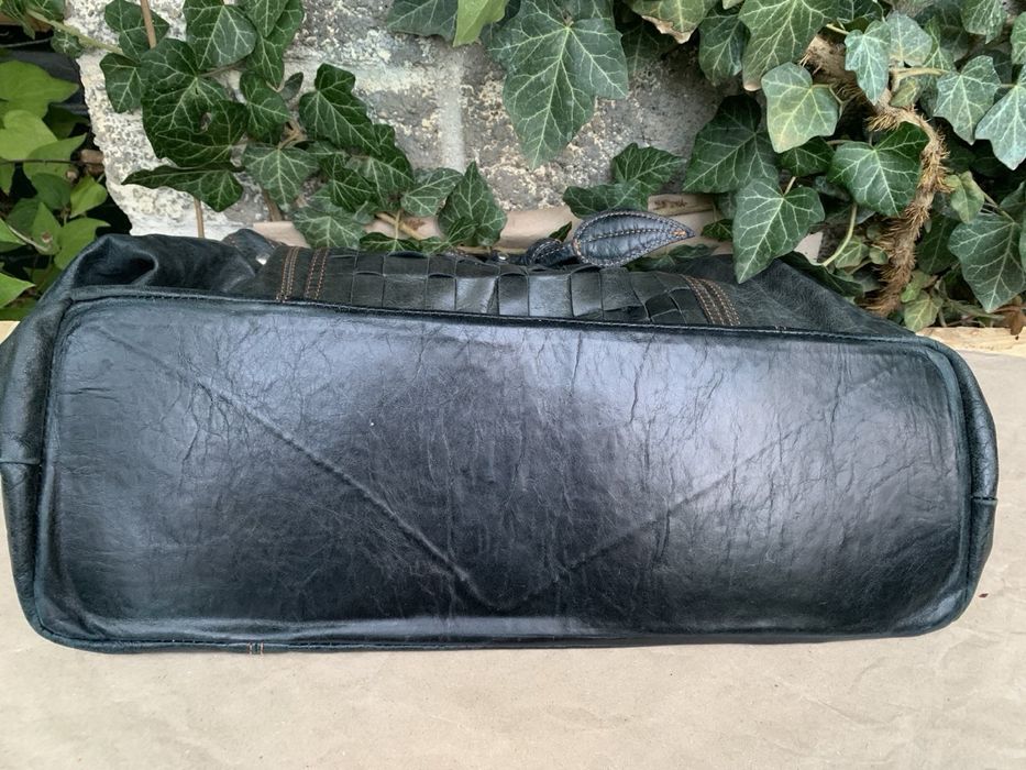 Sofia C. Натуральная кожаная сумка через плечо большого размера