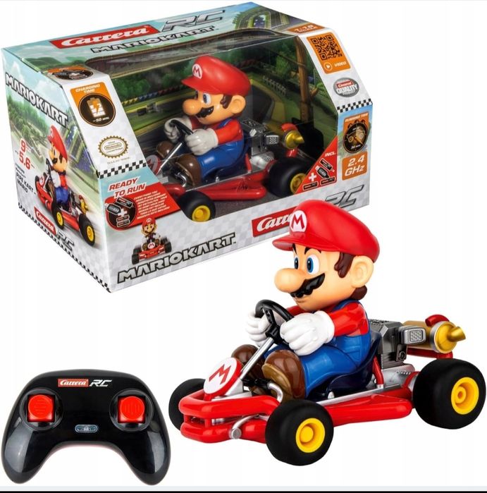 CARRERA RC Gokart Pojazd ZDALNIE STEROWANY Mario Pipe Kart 2.4GHz