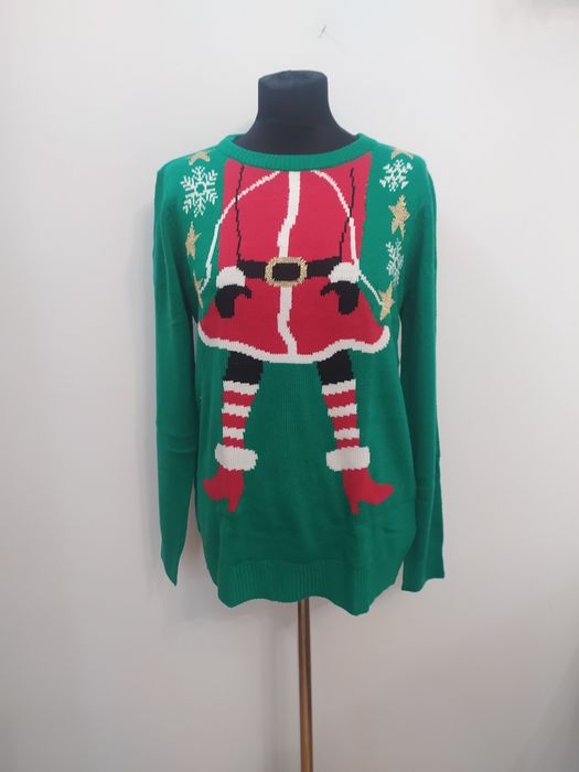 Sweter świąteczny damski  Pani Mikołajowa