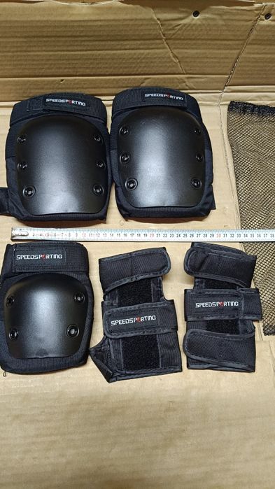 Speedsporting Zestaw ochraniaczy na deskorolkę rolki rozm.L