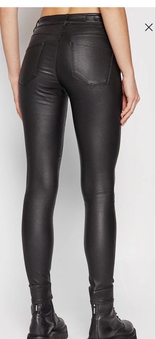 Шкіряні Штани з еко шкіри з напиленням Calzedonia