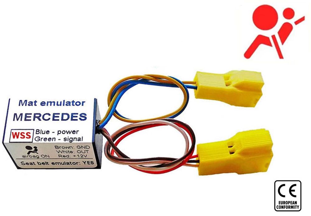Emulador Esteira AirBag+Cinto Mercedes W205 W213 S213 C238 A238 (NOVO)
