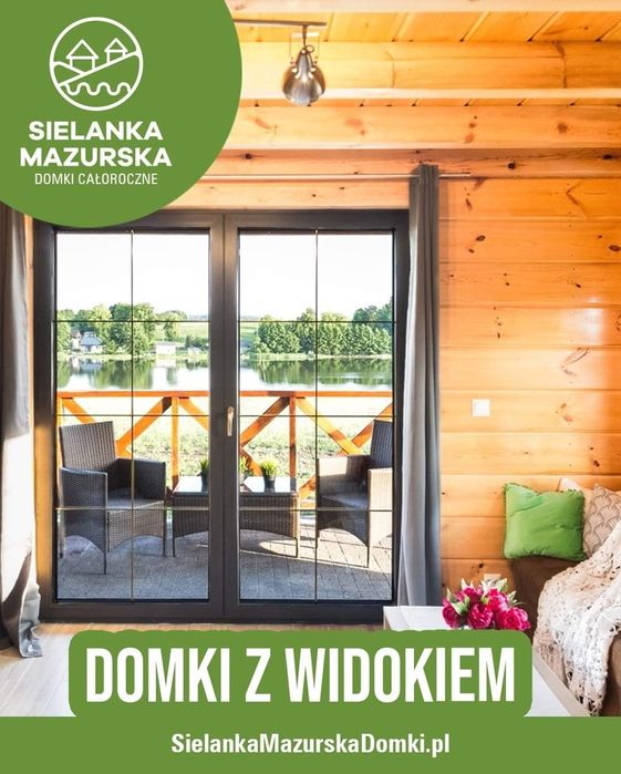 Domek nad jeziorem Mazury sauna i jacuzzi