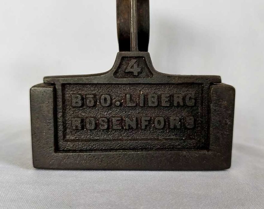 Żeliwne żelazko z duszą , B&O LIBERG - XIX w.