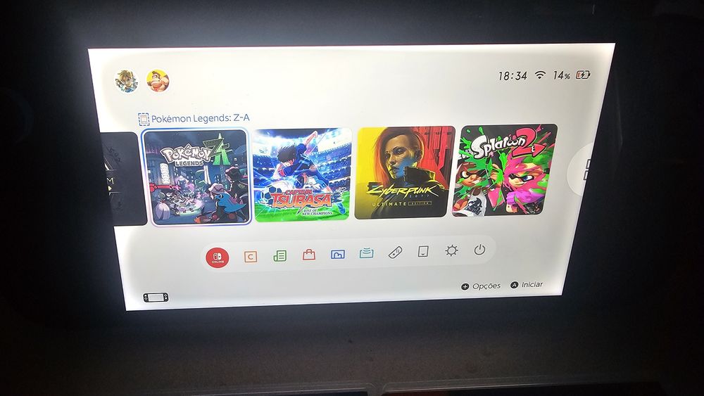 Nintendo switch 2 coma cessórios e garantia negociavel ou troca