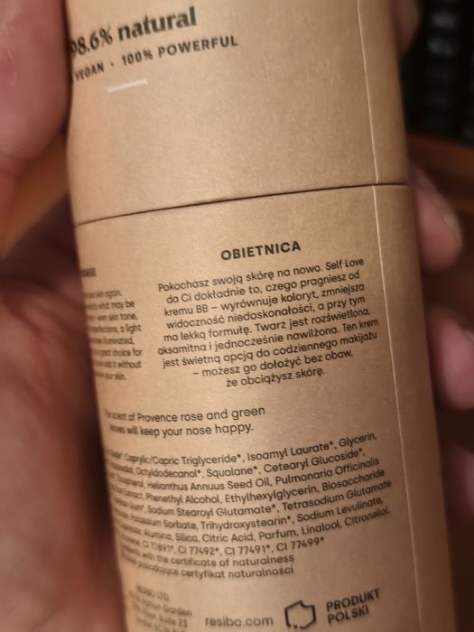 Krem BB firmy resibo nowy