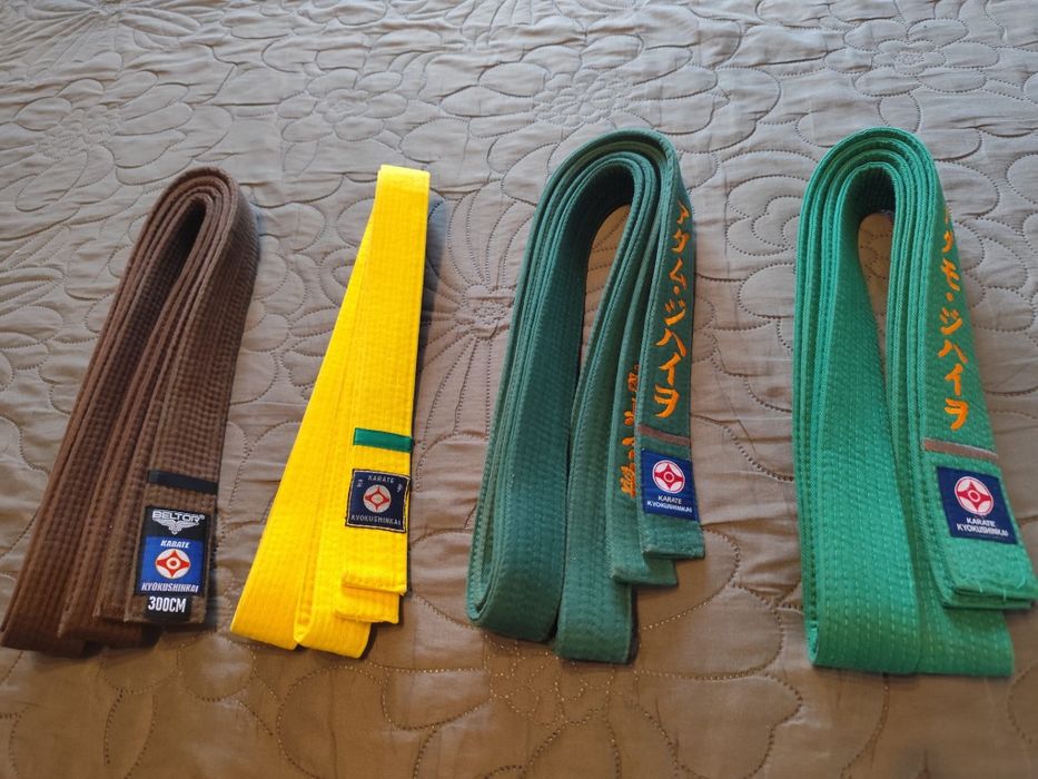 Pasy do karate kyokushin