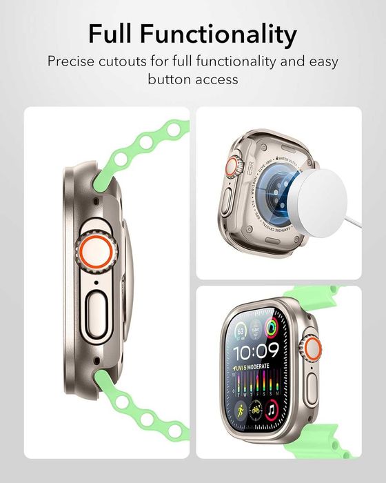 Capa ESR Apple Watch Ultra 1/2/3 (49mm) + 2 Películas Armorite – NOVO