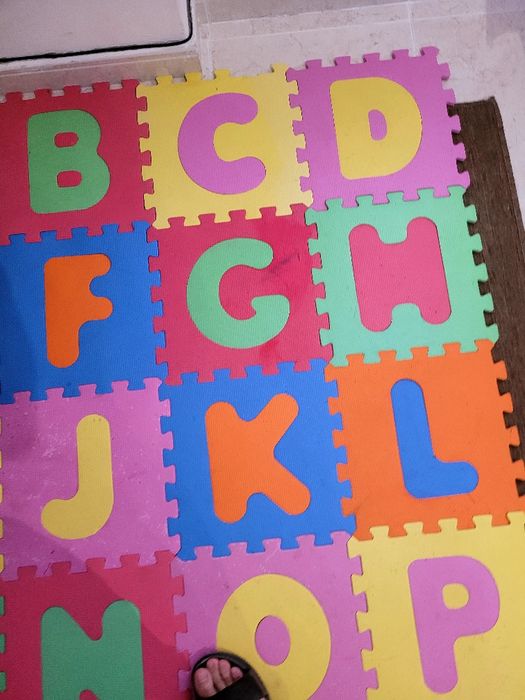 Tapete de atividades puzzle abecedário