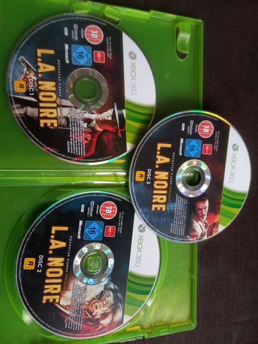 Gra L.A. Noire na konsolę xbox 360 3 płyty!