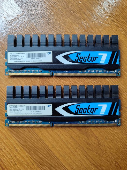 Пам'ять Patriot DDR3 2*4gb