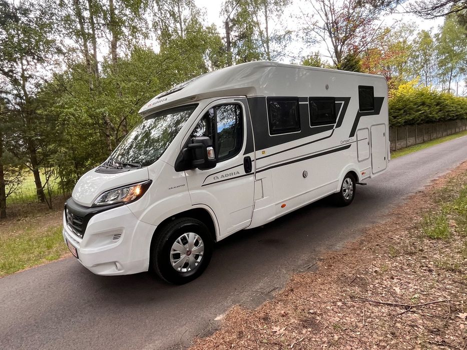 Fiat Adria Compact DL Axess  2022 Solar Tv Podpory Toaleta, Markiza Prysznic Ładny Stan