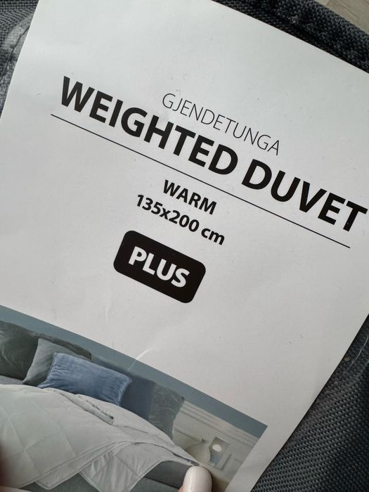 Утяжелена ковдра 7 кг 135х200 см для глибокого сну