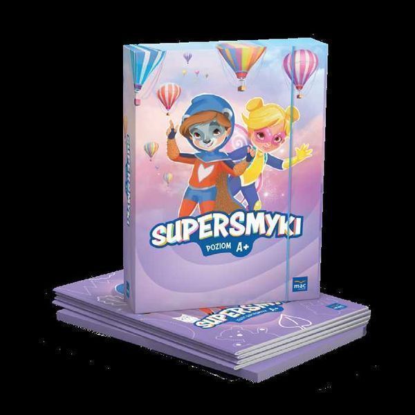 NOWY| Supersmyki Poziom A+ Pakiet Czterolatek MAC