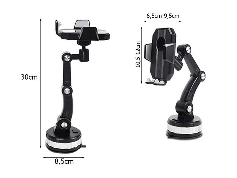 Uchwyt do samochodu samochodowy na telefon szybę kokpit mocny do szyby
