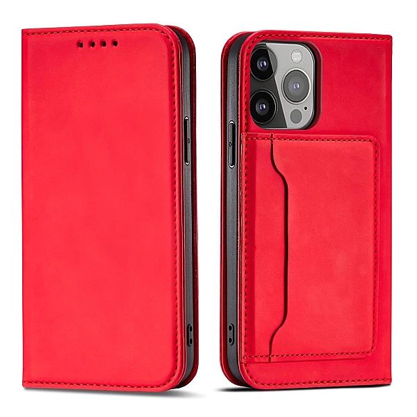 Magnet Card Case etui Samsung Galaxy S23 Ultra pokrowiec z klapką port