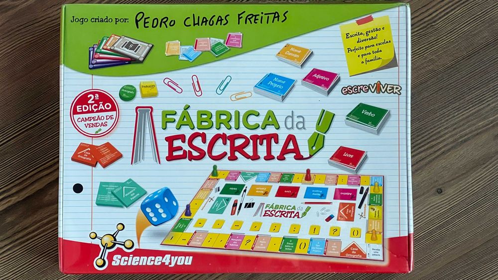 Jogo Tabuleiro : Fábrica da Escrita : Science4You