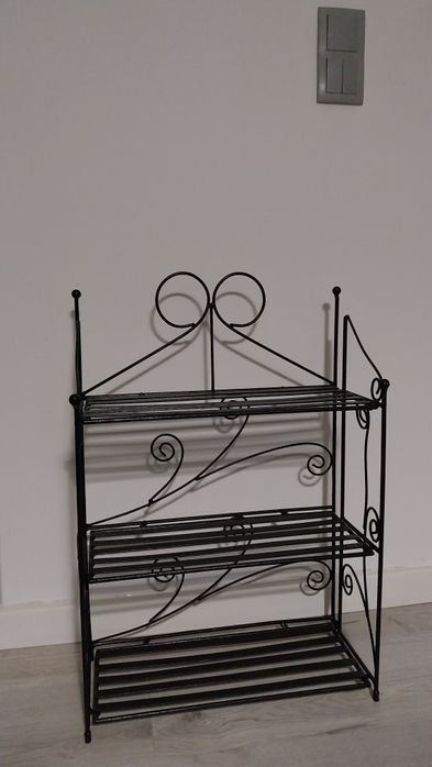 Vintage  estantes em ferro dos anos 80