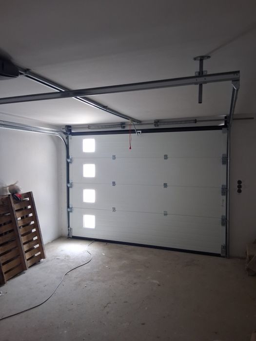 Portão seccionado de garagem por medida Novas cores