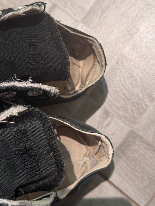 Trampki krótkie niskie NIEsznurowane CONVERSE 39,5 25cm AllStar czarne