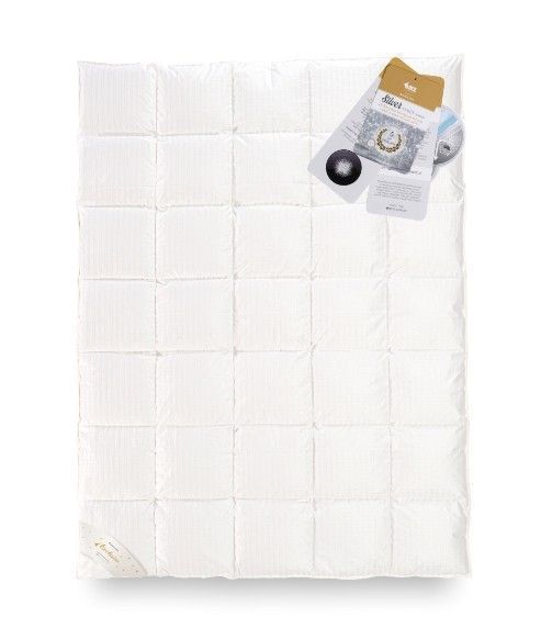 Kołdra AMZ SILVER całoroczna, puch 90% 200x200cm Srebrzysty krem