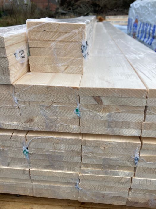 Deska 21x145mm AB sucha strugana , świerk skandynawski