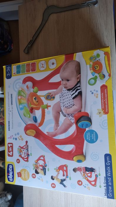 Chicco ginásio cresce e caminha