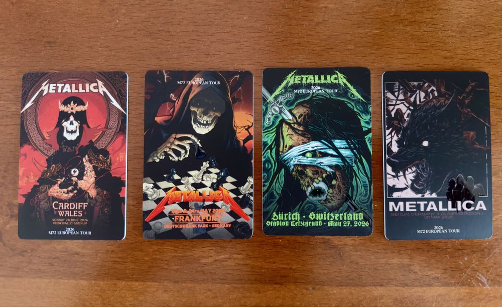 Metallica Fancards