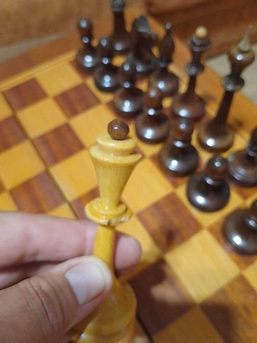 Шахматы большие дерево СССР