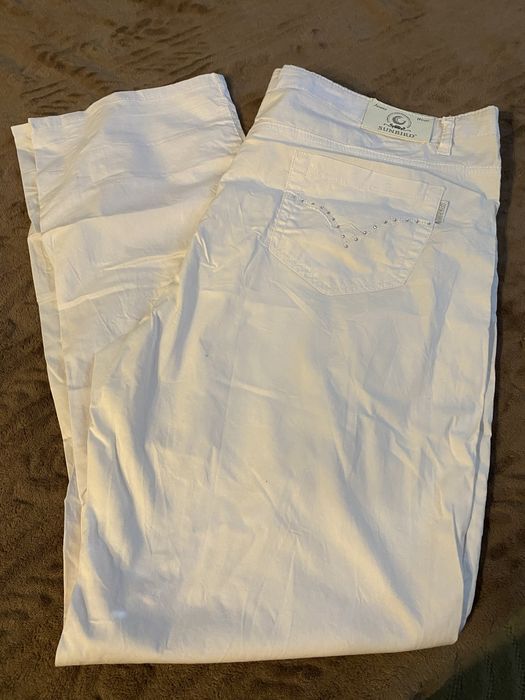 Spodnie białe rozm.44
