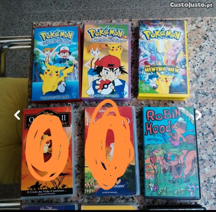 Filmes VHS originais