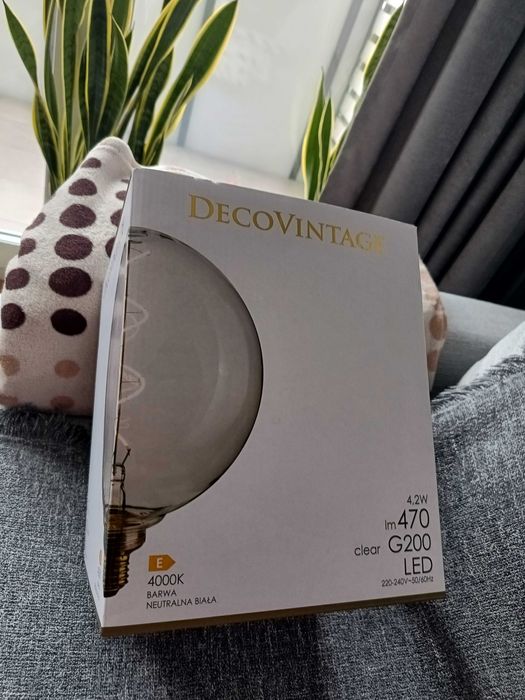 Goldlux żarówka DECO VINTAGE LED clear G200 E27 4,2W naturalna barwa