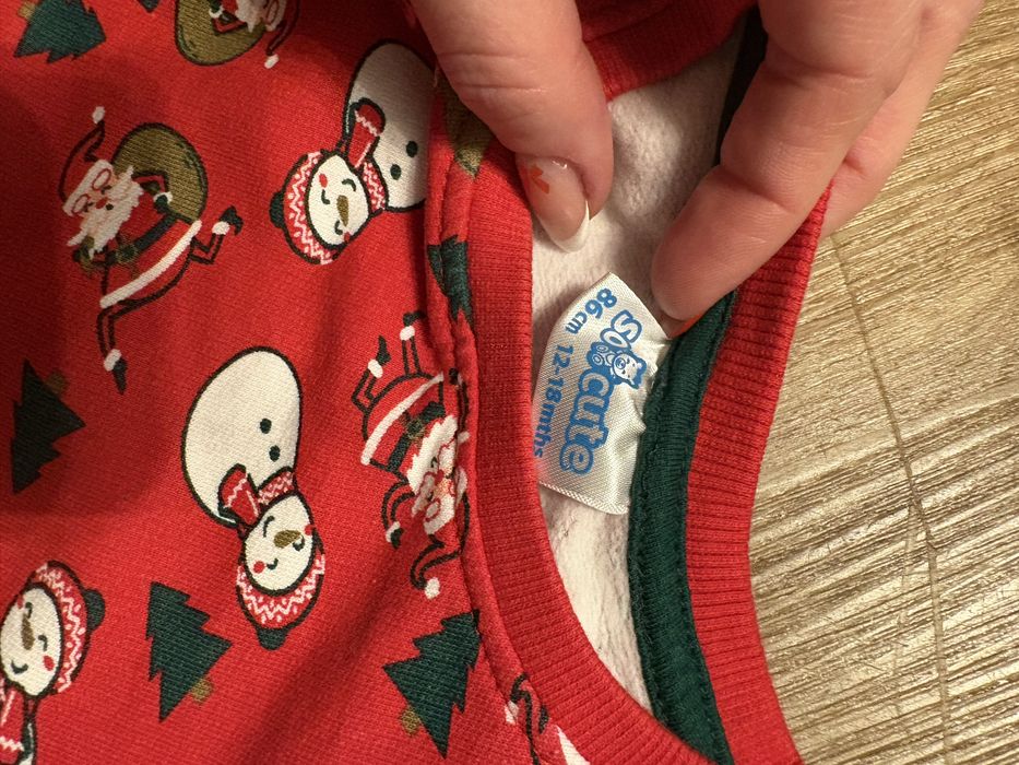 Bluza swiąteczna r.86