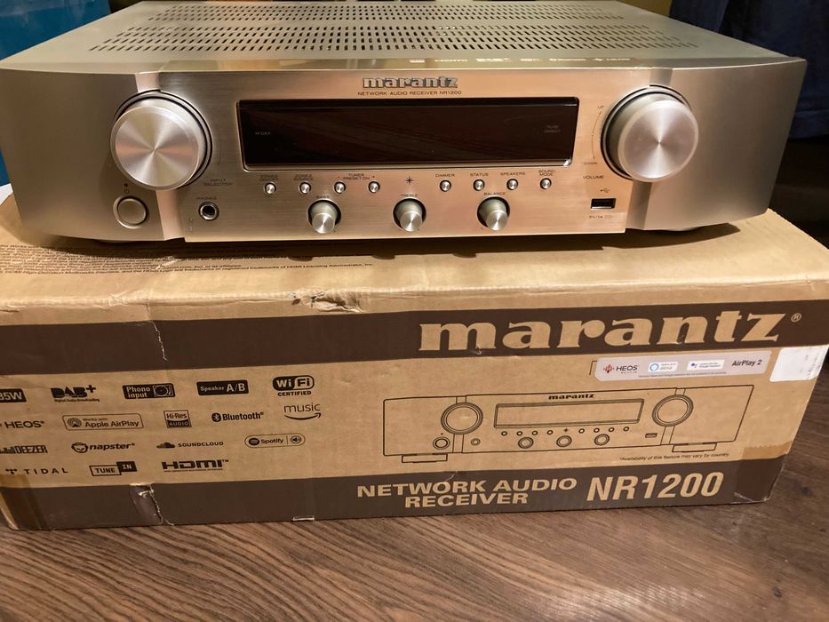 Amplituner Marantz NR 1200, Streamer, odtwarzacz sieciowy, Bluetooth / Spotify / HEOS/ WIFI