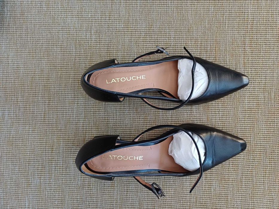 Sapatos de Salto Latouche com Pulseira e Pala (Nº39 EU)