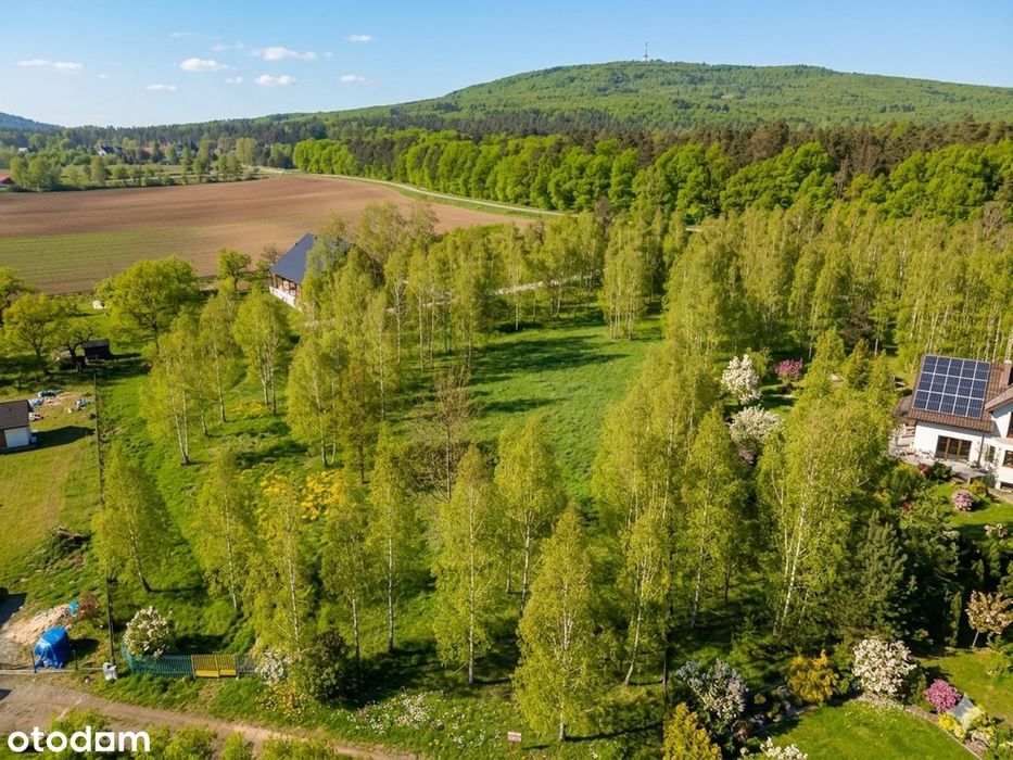 Wyjątkowa działka budowlana pod Ślężą