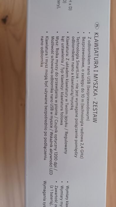 Silvercrest Klawiatura bezprzewodowa + myszka