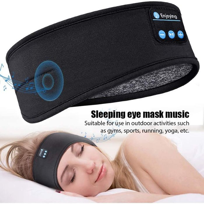 Opaska sportowa na uszy z słuchawkami Bluetooth do spania i biegania