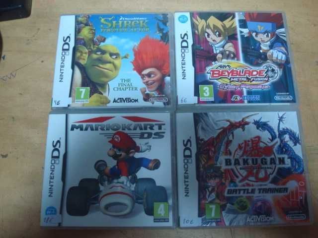 lote 19 jogos nintendo ds