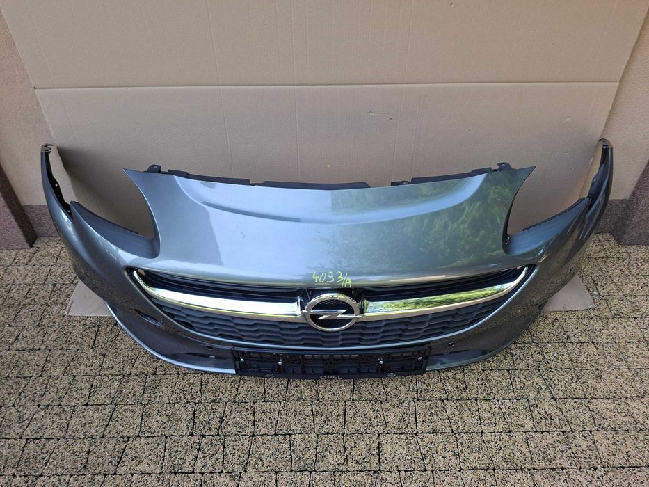 Opel Corsa E  zderzak grill atrapa chrom 4 pdc