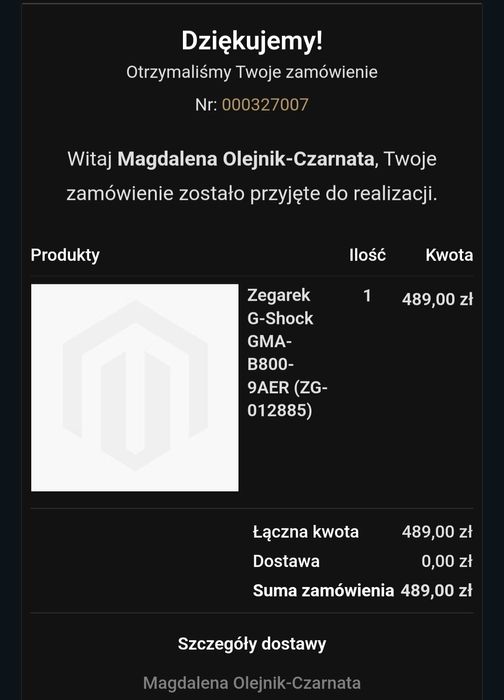 G-SHOCK unisex z krokomierzem, stan idealny