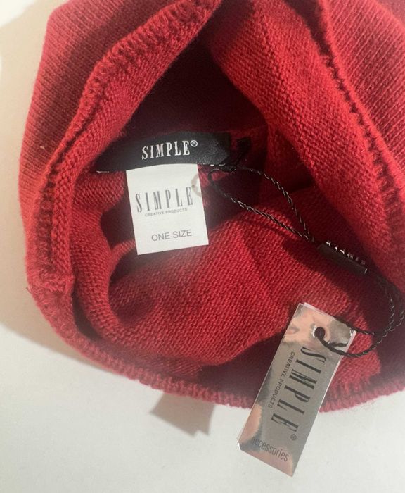 SIMPLE czapka z dodatkiem kaszmiru, one size