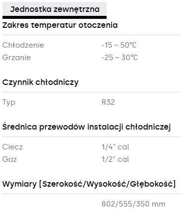 Klimatyzator ścienny GREE Pular PRO 5,3kW OGRZEWANIE zimą!