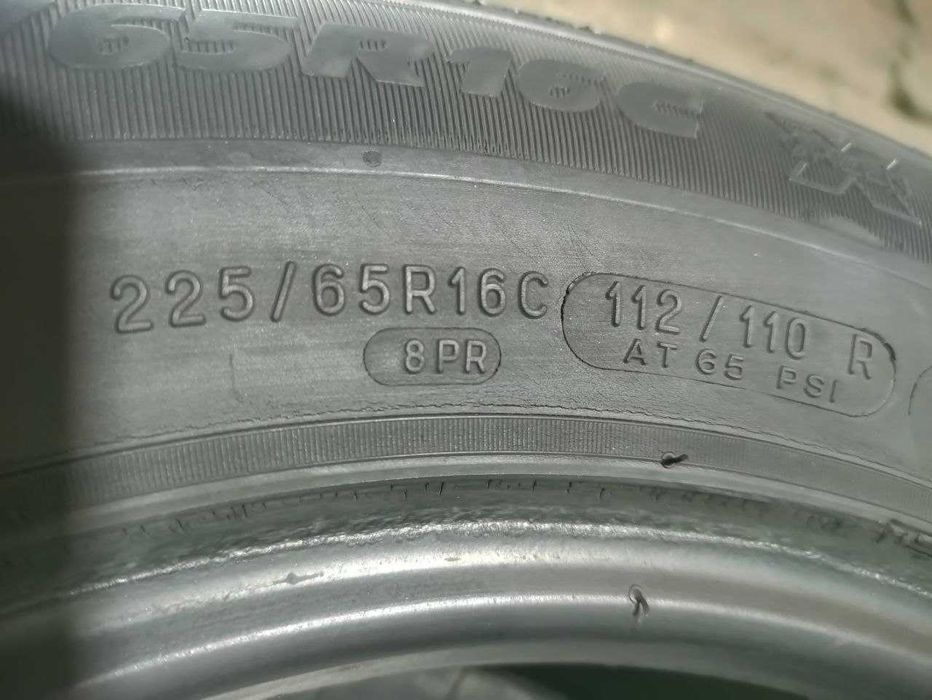 Шини Michelin 225/65R16C. 2шт. Літо 2023р (0958)