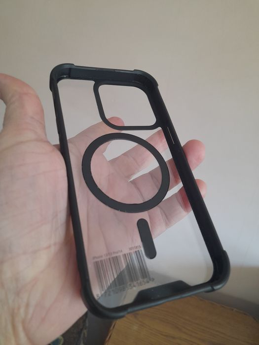 Etui iPhone  13/13 pro 14 przezroczyste z czarną ramką