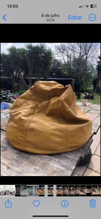 Puf grande e bem cheio