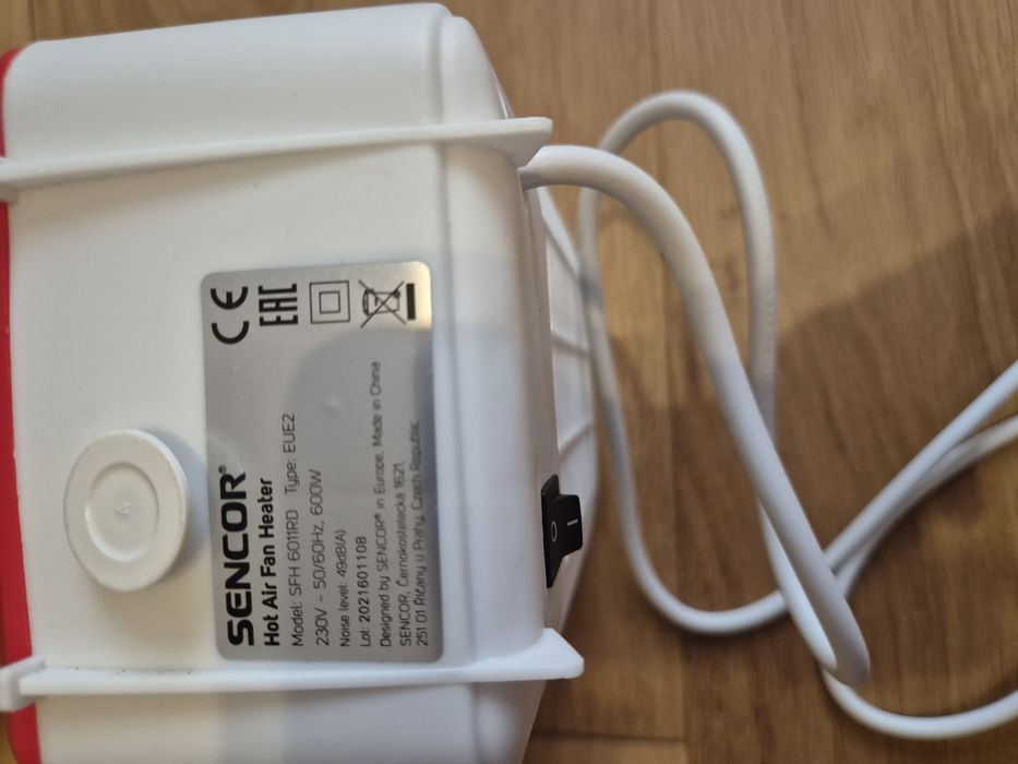 Termowentylator z wyłącznikiem bezpieczeństwa